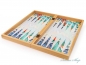 Mobile Preview: Luxus Backgammon Tavla Dama XXL Gesellschaftsspiele Familienspiel Tropical
